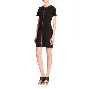 NWT Rag & Bone Fontaine Zip Front Leather Dress